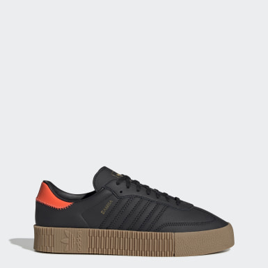 adidas originals sambarose black trainers