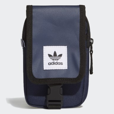 adidas tasche blau silber