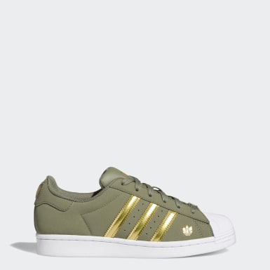 womens green adidas trainers