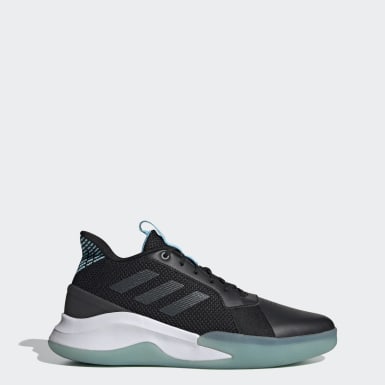 black and white adidas basketball shoes