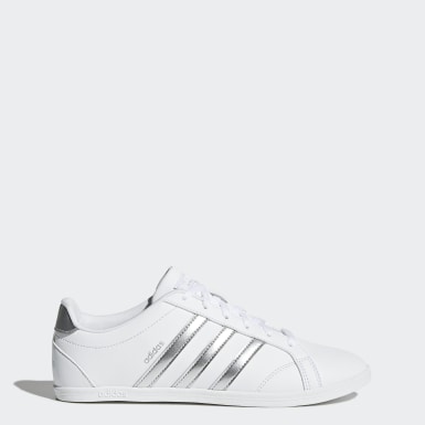 adidas femme blanche et or