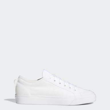 adidas white leather shoes womens