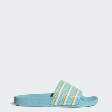 adidas slippers turquoise