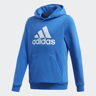 blauer adidas pullover