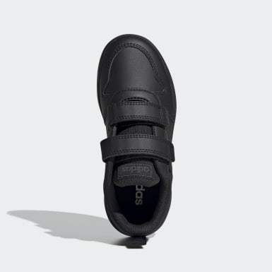 childrens adidas black trainers