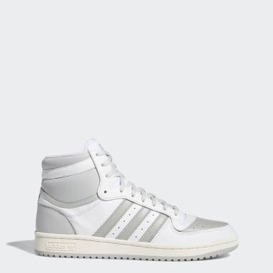 white high top adidas boots