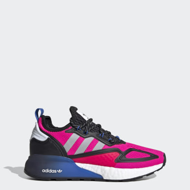 basket adidas femme rose et noir