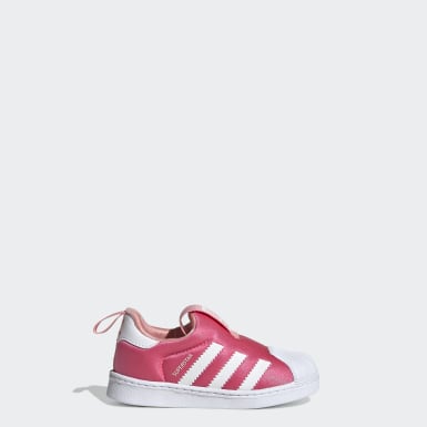 tenis adidas superstar rosa bebe