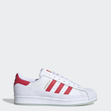 all red shell toe adidas