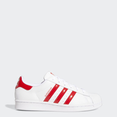 adidas black and red superstar