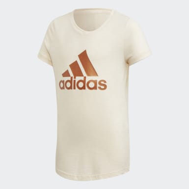 camisetas adidas niño beige