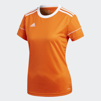 orange adidas women's clothing