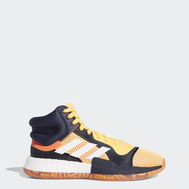 Men S Orange Basketball Shoes Adidas Us