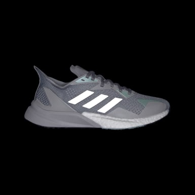 women's gray and white adidas shoes