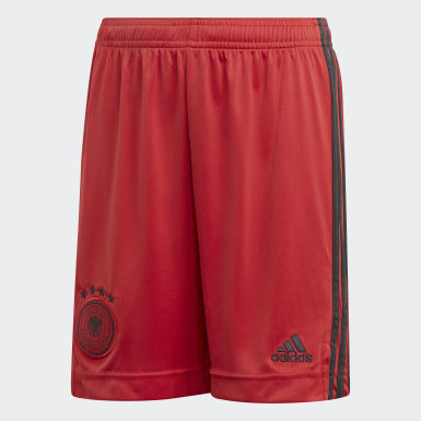 pantaloncini rossi adidas