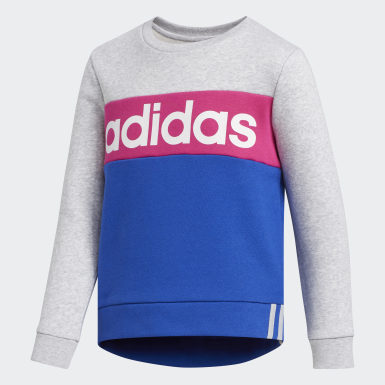 baby blue adidas crew neck