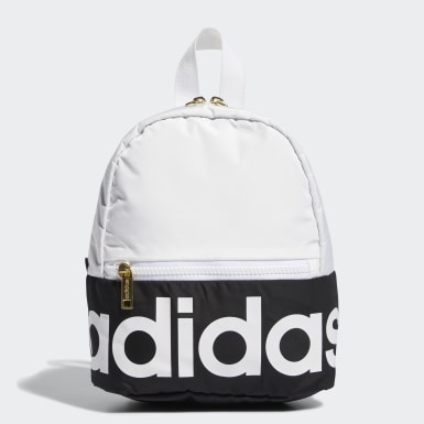 black and white adidas school bag