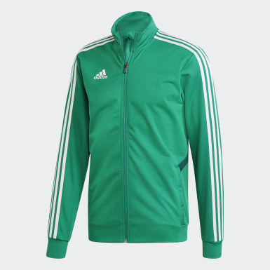 adidas green coat