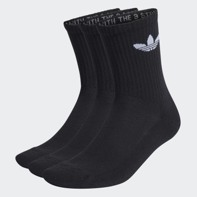 adidas Calcetines Clásicos Acolchados Trifolio Corte Medio 3 Pares Calcetines Clásicos Acolchados Trifolio Corte Medio 3 Pares Unisex - Originals
