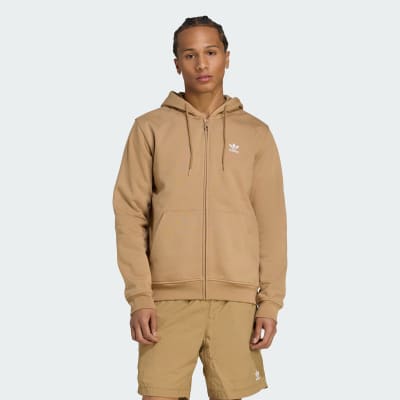 adidas Polerón con Capucha Trifolio Essentials Cierre Frontal Polerón con Capucha Trifolio Essentials Cierre Frontal Hombre - Hombre Originals