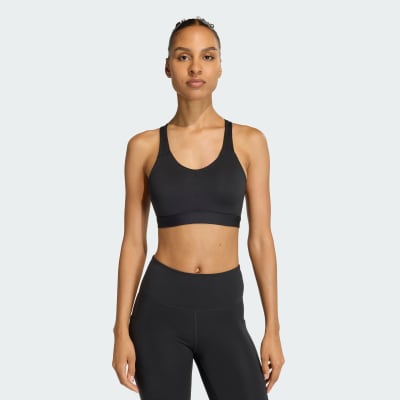 adidas Top Deportivo Optime Essentials Workout de Soporte Alto Top Deportivo Optime Essentials Workout de Soporte Alto Mujer - Mujer Training