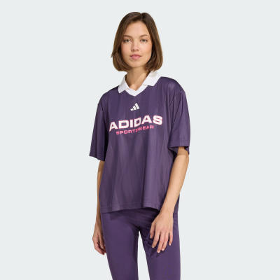 adidas Polera con Cuello Tiro Polera con Cuello Tiro Mujer - Mujer Originals