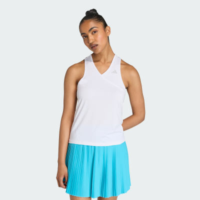 adidas POLERA SIN MANGAS DE TENIS CLUB CLIMACOOL DE CUELLO EN V POLERA SIN MANGAS DE TENIS CLUB CLIMACOOL DE CUELLO EN V Mujer - Mujer Tenis