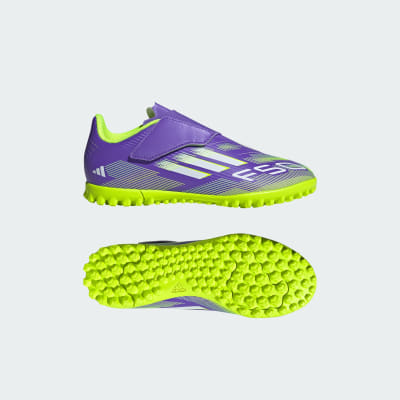 adidas Zapatos de fútbol F50 Club Turf tira ajustable de cierre por contacto niños Zapatos de fútbol F50 Club Turf tira ajustable de cierre por contacto niños Niño - Niño Fútbol