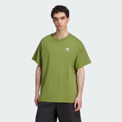 adidas Camiseta Trifolio Extragrande Essentials Camiseta Trifolio Extragrande Essentials Hombre - Hombre Originals