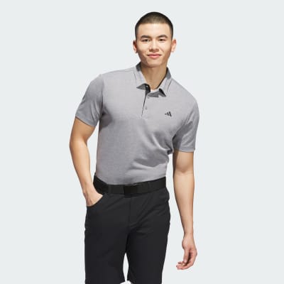 adidas polera Cuello Camisero Core Heather polera Cuello Camisero Core Gris Hombre - Hombre Golf