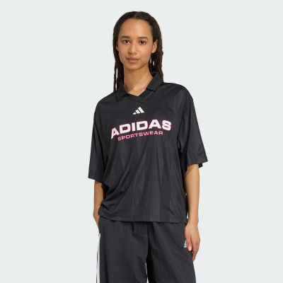 adidas Polera con Cuello Tiro Polera con Cuello Tiro Mujer - Mujer Originals