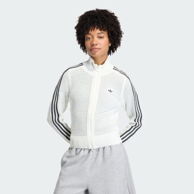 adidas CHAQUETA DEPORTIVA FIREBIRD DE TEJIDO CROCHET CHAQUETA DEPORTIVA FIREBIRD DE TEJIDO CROCHET Mujer - Mujer Originals