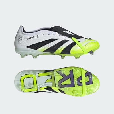 adidas Guayos Predator Pro con lengüeta plegable para terreno firme Guayos PRojoator Pro con lengüeta plegable para terreno firme Unisex - Fútbol