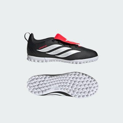 adidas PREDATOR CLUB lengüeta plegable cordones elásticos zapatos de fútbol para pasto sintético niños PRojoATOR CLUB lengüeta plegable cordones elásticos zapatos de fútbol para pasto sintético niños Niño - Niño Fútbol