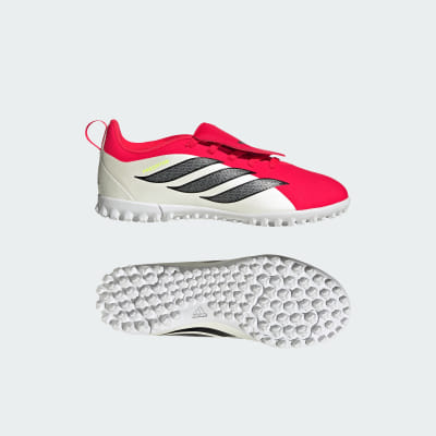 adidas PREDATOR CLUB lengüeta plegable cordones elásticos zapatos de fútbol para pasto sintético niños PRojoATOR CLUB lengüeta plegable cordones elásticos zapatos de fútbol para pasto sintético niños Niño - Niño Fútbol