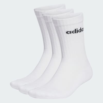 adidas Calcetines Acolchados Linear Crew 3 Pares Calcetines Acolchados Linear Crew 3 Pares Unisex - Training