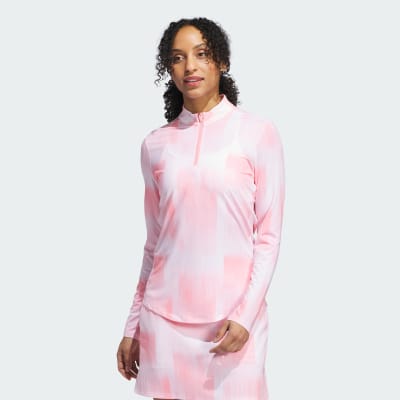 adidas Polerón Ultimate365 Printed Quarter Zip Mock Polerón Ultimate365 Printed Quarter Zip Mock Mujer - Mujer Golf