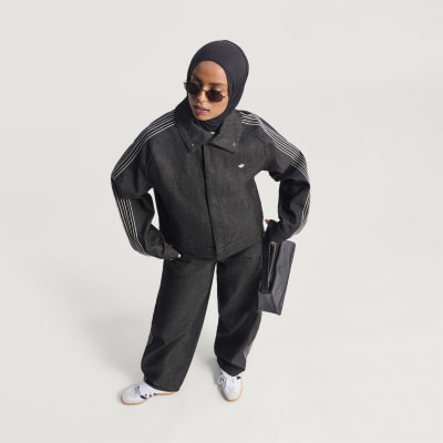 adidas Chaqueta de primera calidad Essentials de tejido denim Chaqueta de primera calidad Essentials de tejido denim Mujer - Mujer Originals