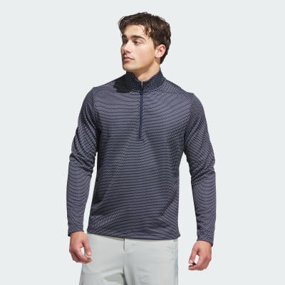 adidas Polerón Performance Estampado con Cierre Corto Polerón Performance Estampado con Cierre Corto Hombre - Hombre Golf