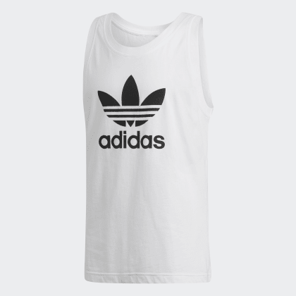 White Adidas Tanktop Trefoil Deutschland Weiß u1Flc5J3TK