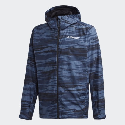 Tech Blau Camo Deutschland Ink Adidas Regenjacke Terrex KJcl1F