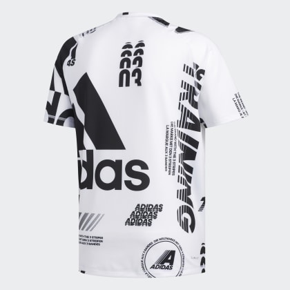 Freelift Deutschland Print White Daily Weiß T Adidas shirt LSzpUVqMG