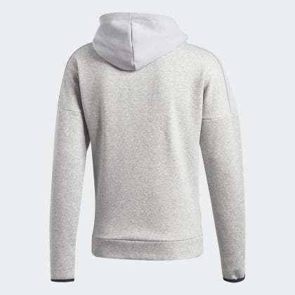 Adidas Grau Fleece Grey Heather Deutschland Medium Sport Id Kapuzenjacke dCthQrs