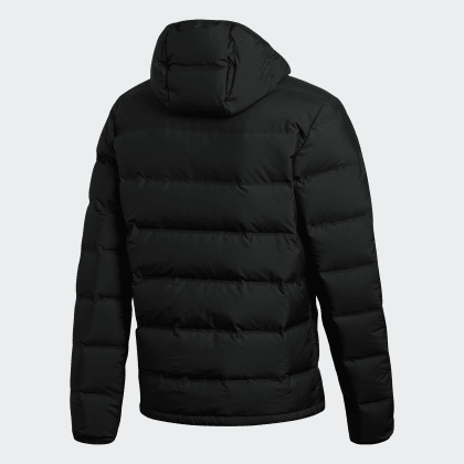 Black Schwarz Helionic Hooded Daunenjacke Adidas Deutschland rCoxeBdW