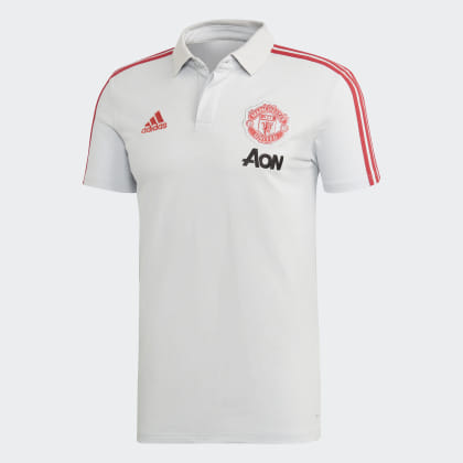 United Grau Red Adidas Manchester Poloshirt Deutschland Clear GreyBlaze 5RjcLAq43