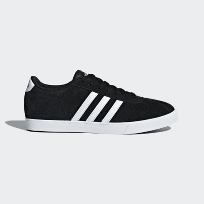 Adidas Schwarz Courtset Schuh BlackCloud Silver Core White Deutschland Matte Tl13KJFc
