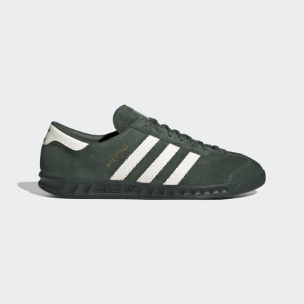 Adidas Hamburg Shoes Green Oxide / Off White / Shadow Green 8.5 - Men Lifestyle Trainers