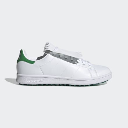 adidas Stan Smith PrimeGreen Special Edition Spikeless Golf Shoes White / Green / White 9 - Unisex Golf Trainers