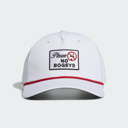 Adidas No Bogeys Snapback Hat White OSFM - Men Golf Headwear