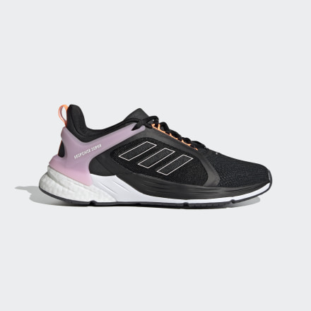 adidas Response Super 2.0 Shoes Black / White / Pink 8 - Women Running Sport Shoes,Trainers